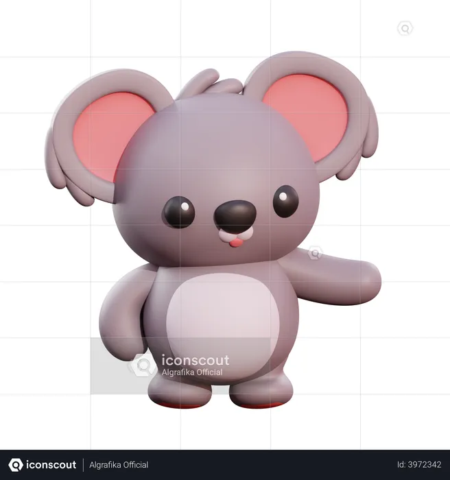 Koala  3D Illustration