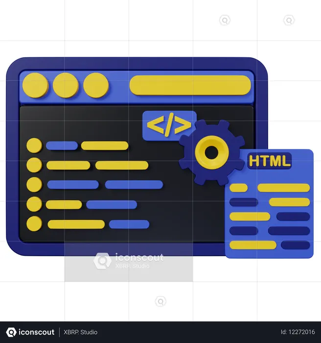 Kodierung  3D Icon
