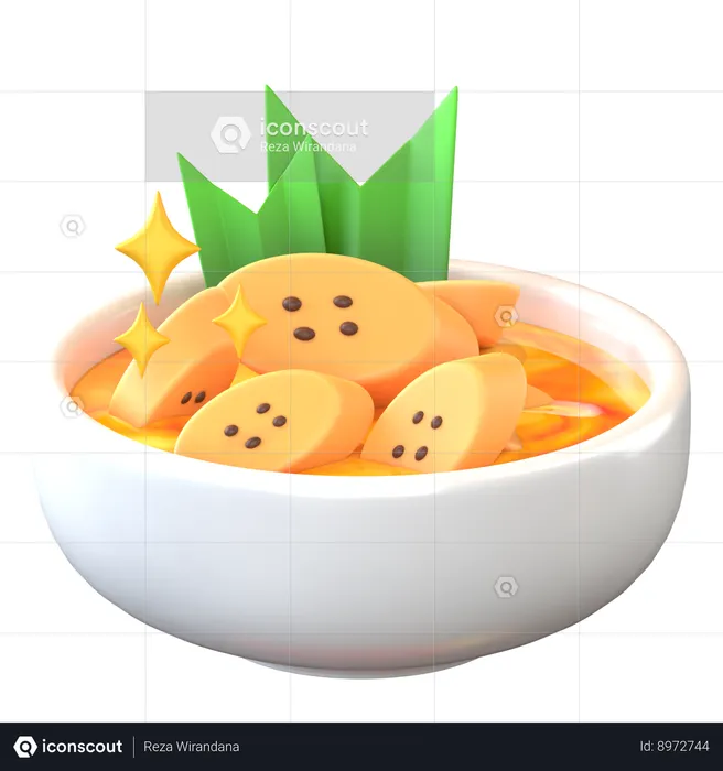 Compote de banane  3D Icon