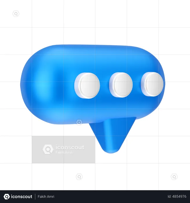 Kommentar  3D Icon