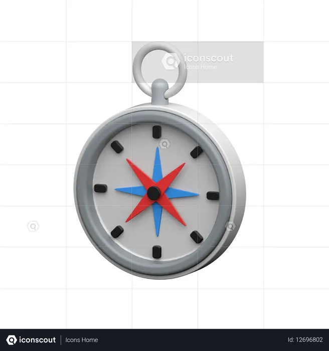 Kompass  3D Icon