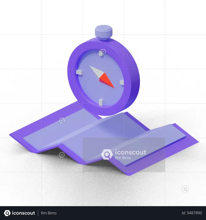 Kompass  3D Icon