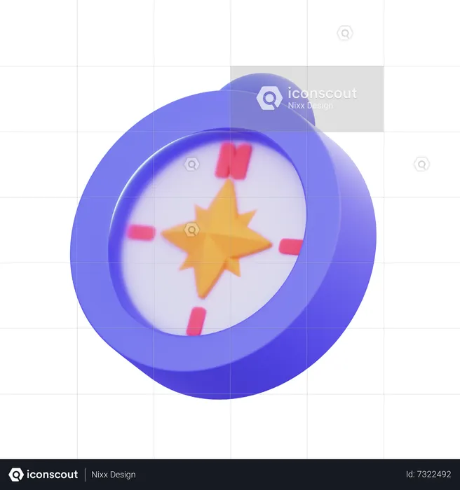 Kompass  3D Icon