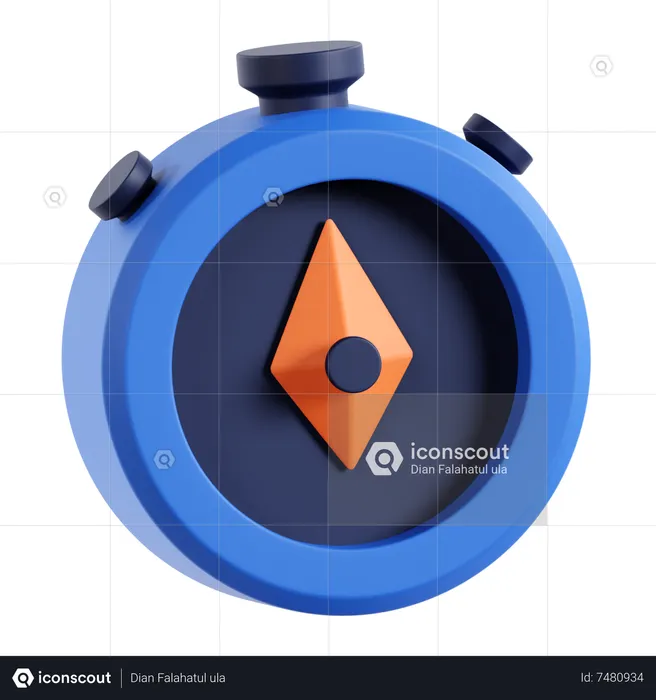 Kompass  3D Icon