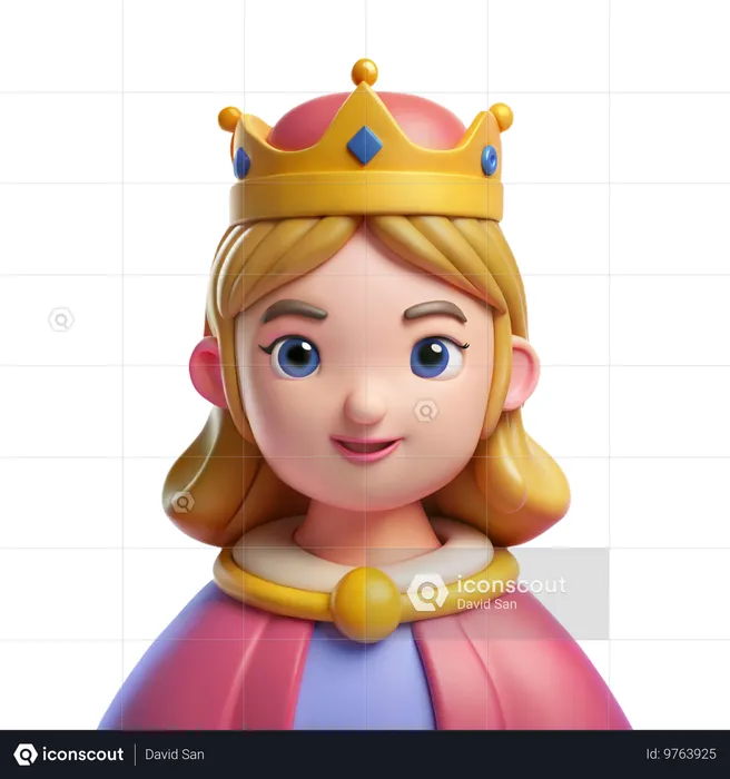 Königin  3D Icon