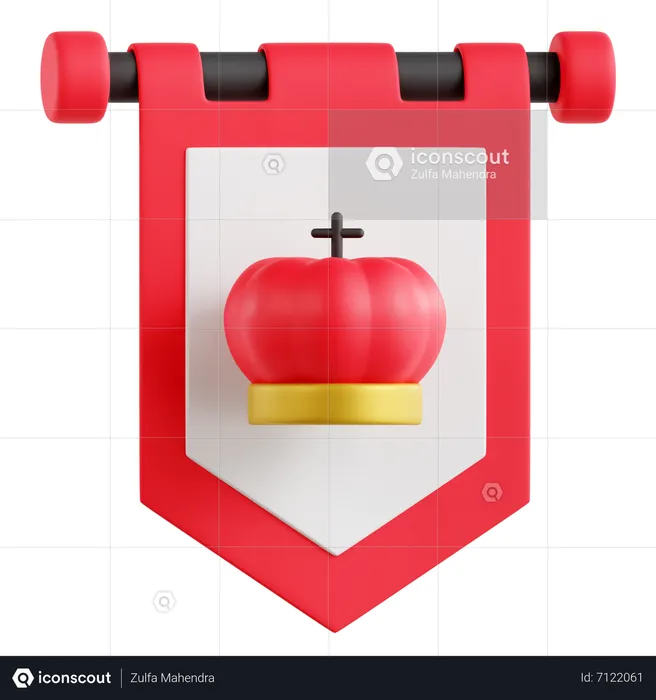 Königreich  3D Icon