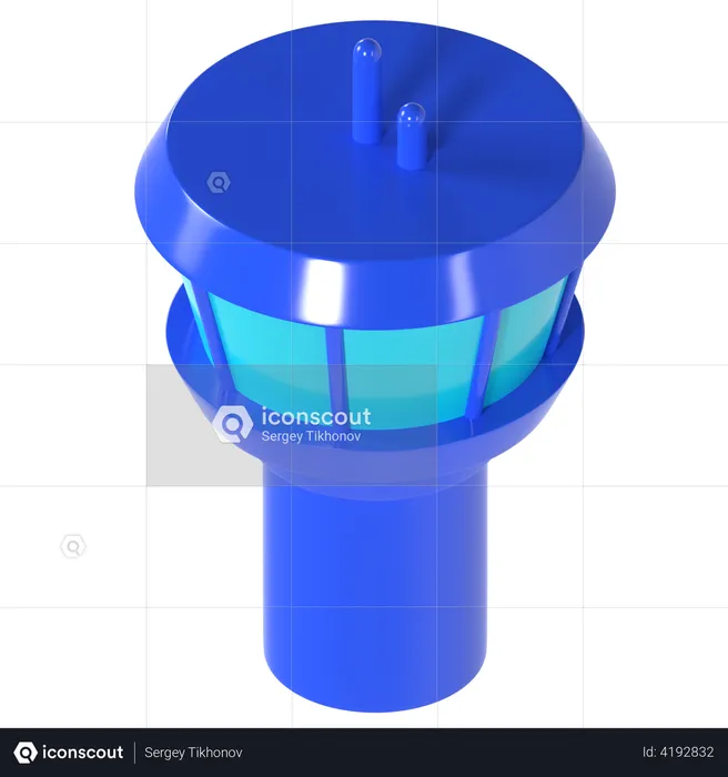 Kontrollturm  3D Illustration