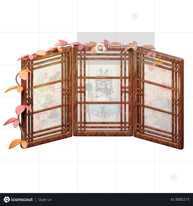 Korean Window  3D Icon