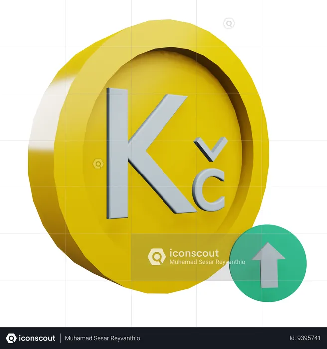 Koruna  3D Icon