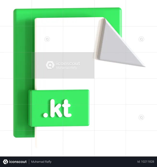 Kotlin-Sprache  3D Icon