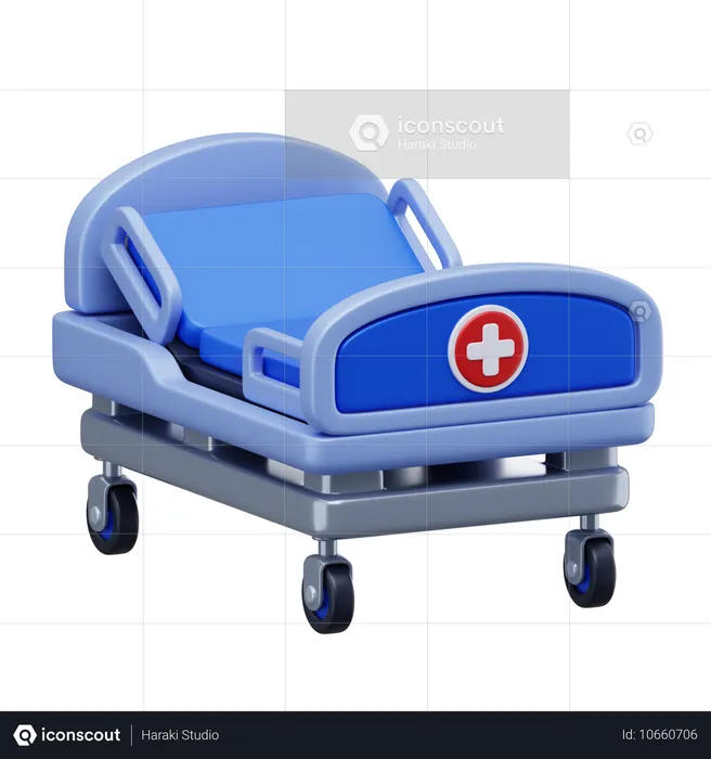 Krankenhausbett  3D Icon