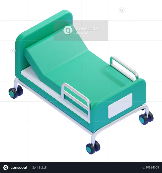 Krankenhausbett  3D Icon