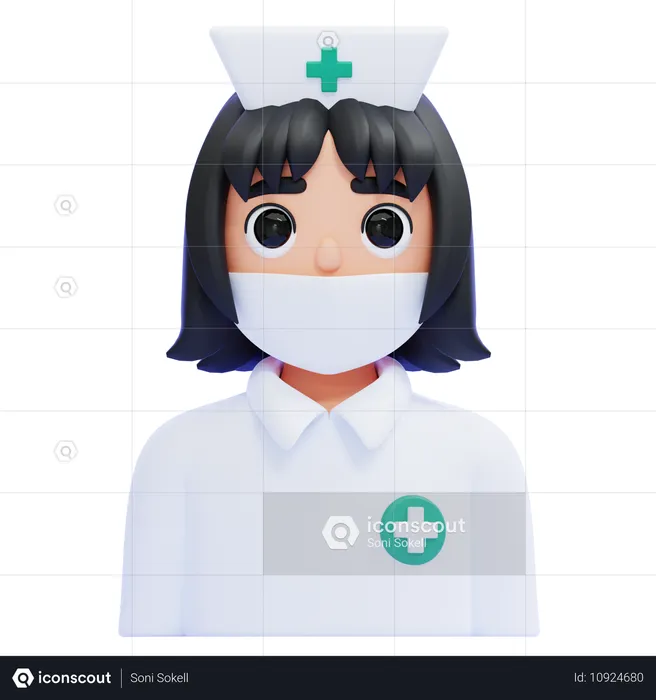 Krankenschwester  3D Icon