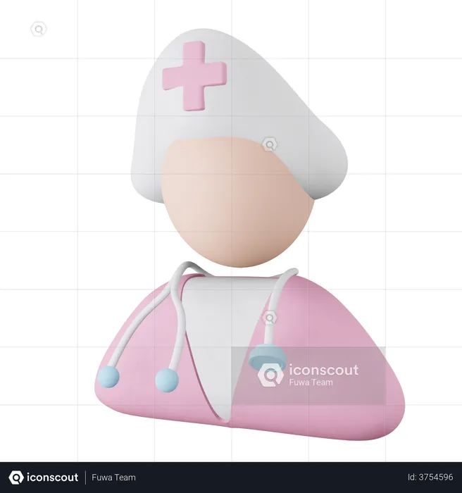 Krankenschwester  3D Illustration