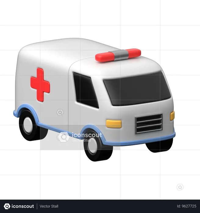 Krankenwagen  3D Icon