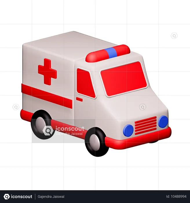 Krankenwagen  3D Icon