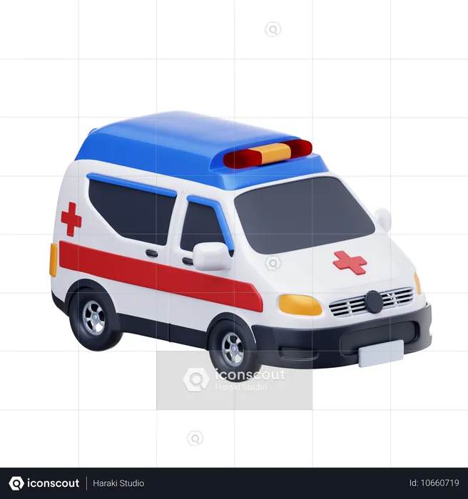 Krankenwagen  3D Icon