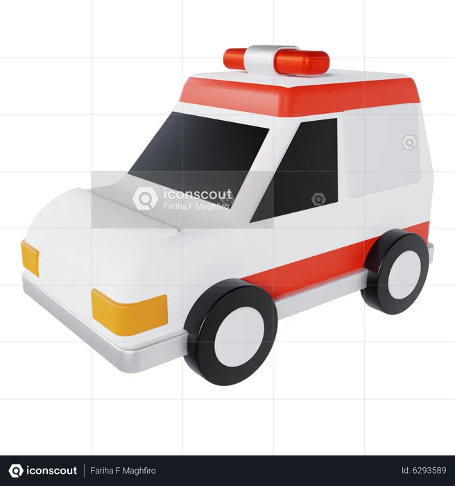 Krankenwagen  3D Icon