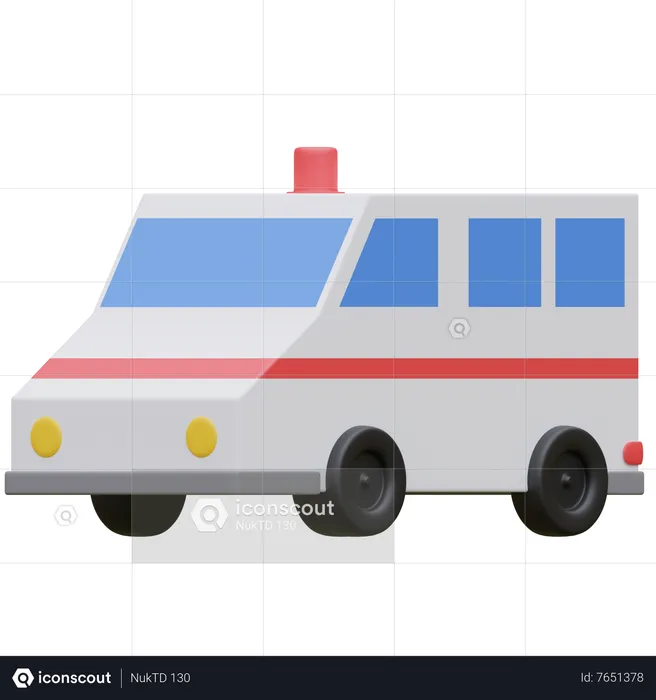 Krankenwagen  3D Icon