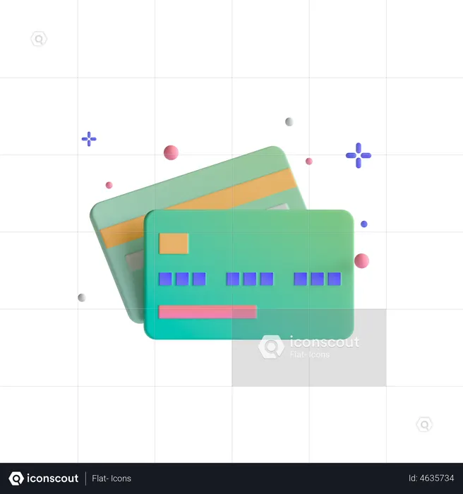 Kreditkarte  3D Icon