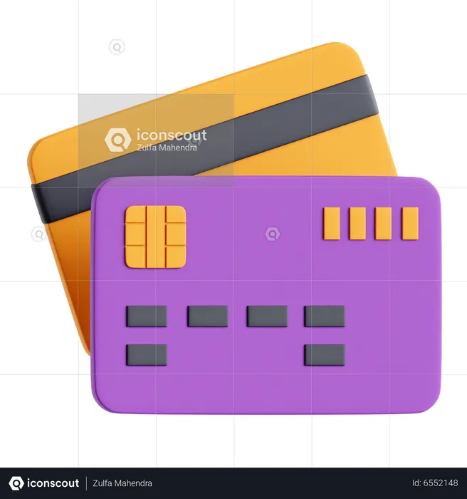 Kreditkarte  3D Icon