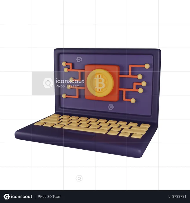 Krypto-Mining  3D Icon