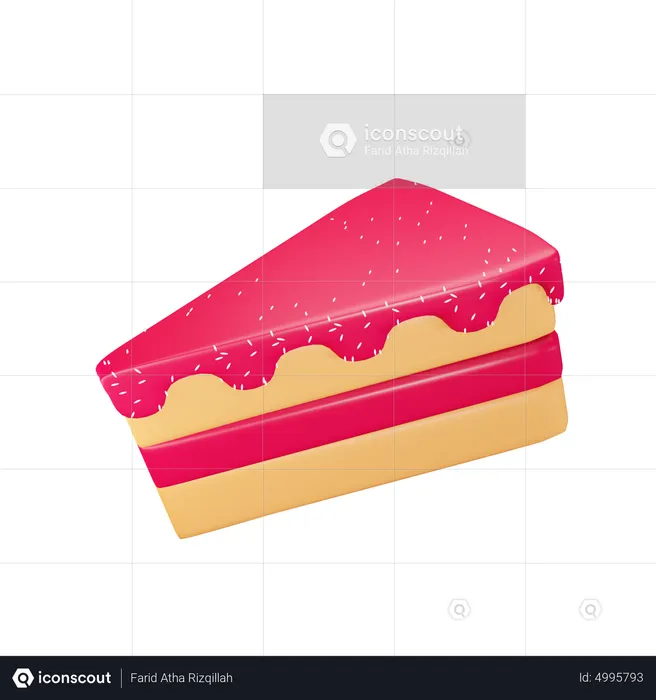 Kuchen  3D Icon