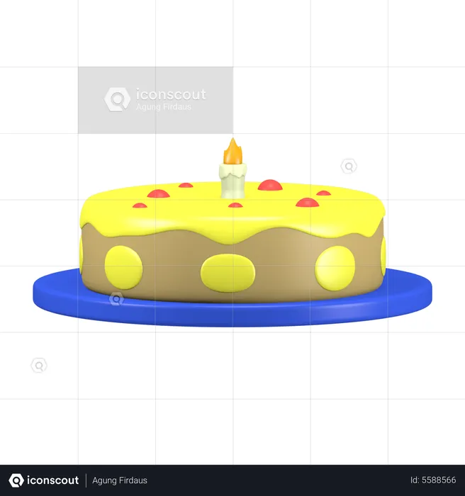 Kuchen dessert  3D Icon