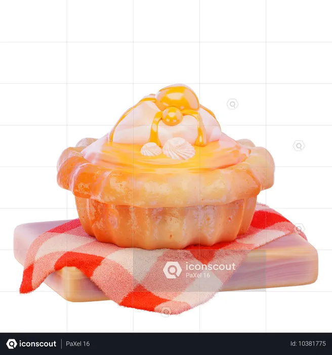 Tortenkuchen  3D Icon