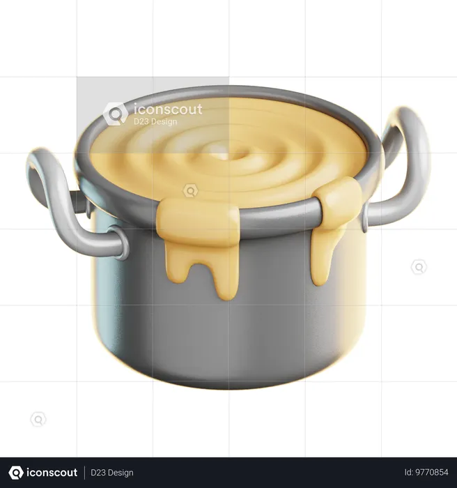 Kuchenteig  3D Icon
