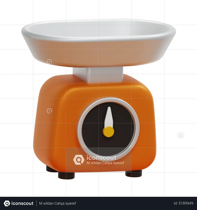 Küchenwaage  3D Icon