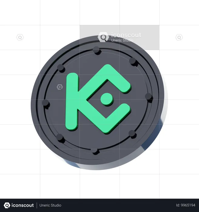 Kucoin-Token  3D Icon