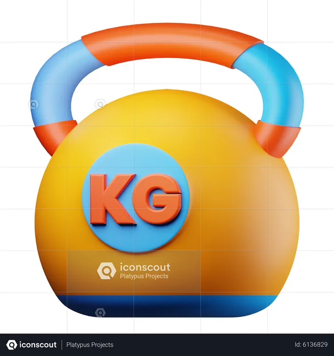 Kugelhantel  3D Icon