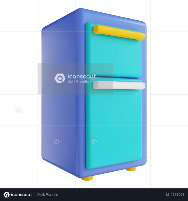 Kühlschrank  3D Icon