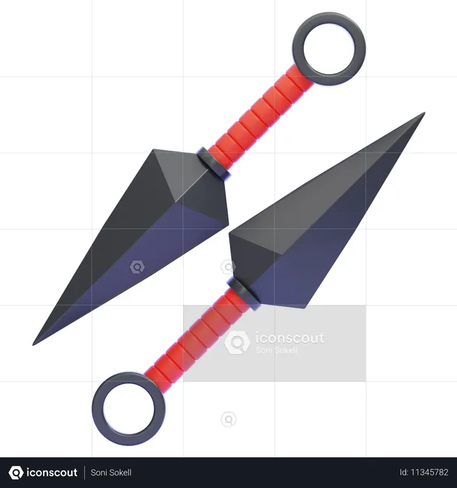 Kunai  3D Icon