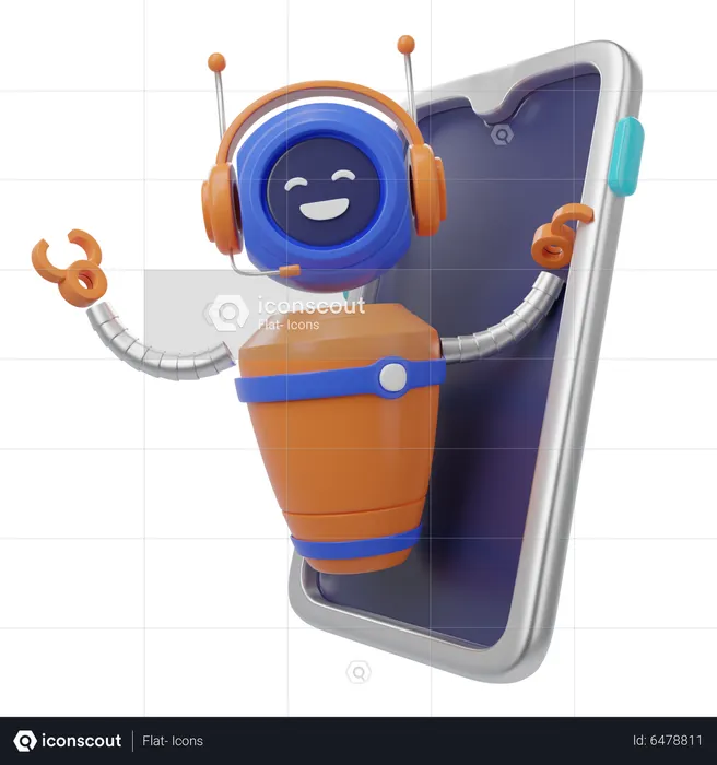 Kundensupport-Bot  3D Icon