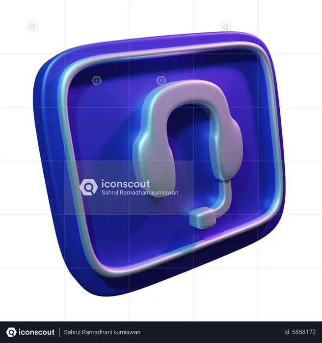 Kundendienst  3D Icon