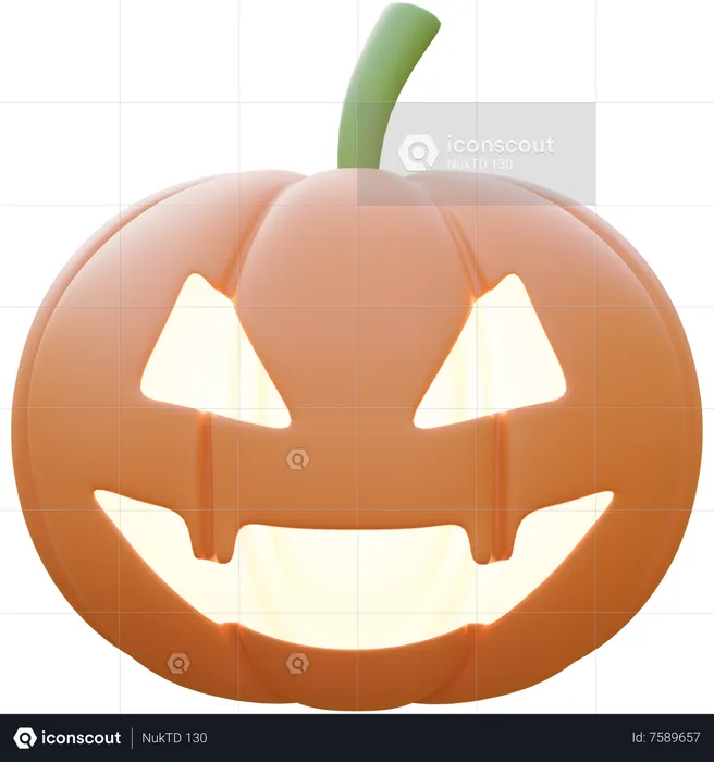 Kürbis des Halloween-Tages  3D Icon