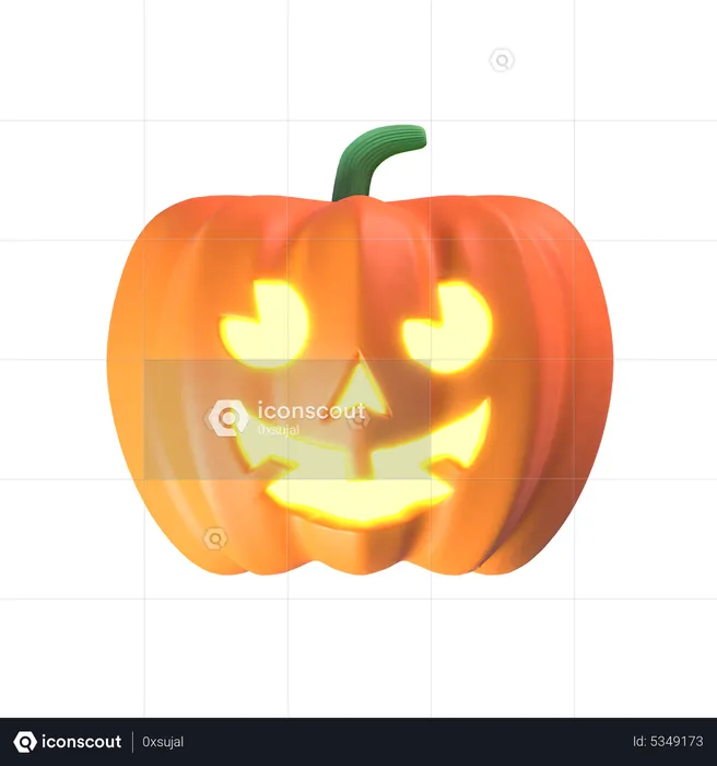 Jack 'O Laterne Licht  3D Icon