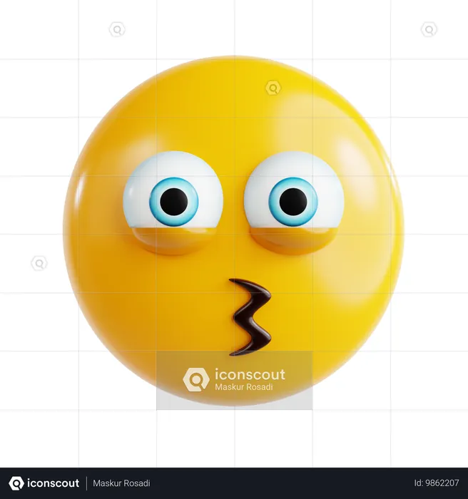 Kuss-Emoji Emoji 3D Icon