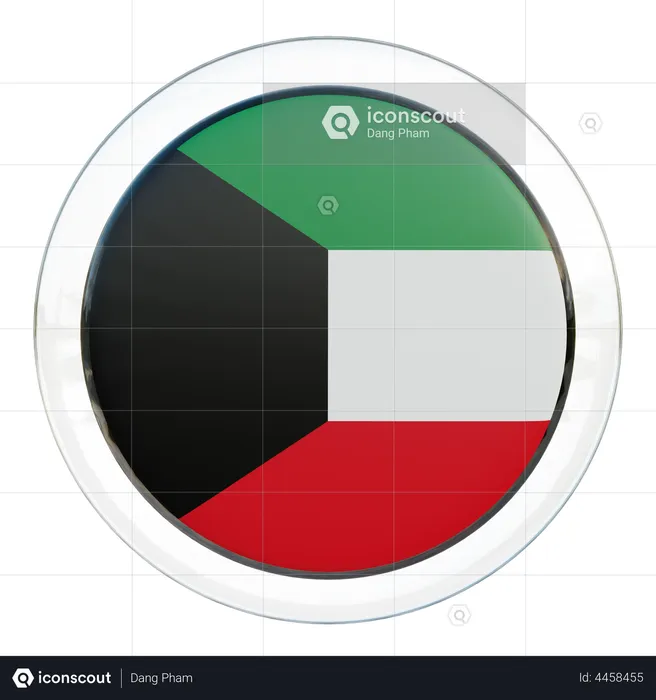 Kuwait Flag Flag 3D Flag