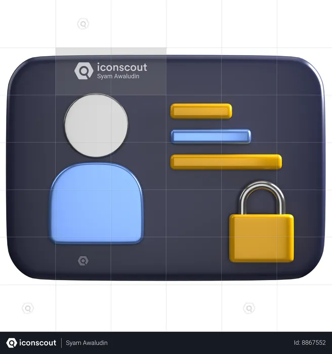 Kyc Security  3D Icon
