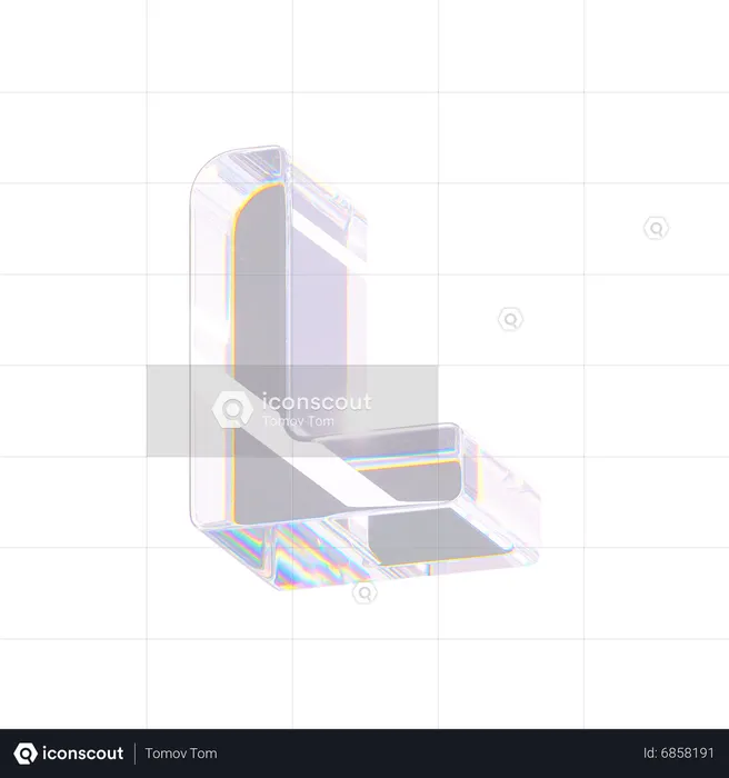L  3D Icon