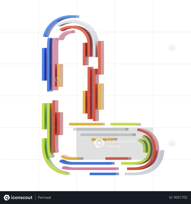 Eu carta  3D Icon