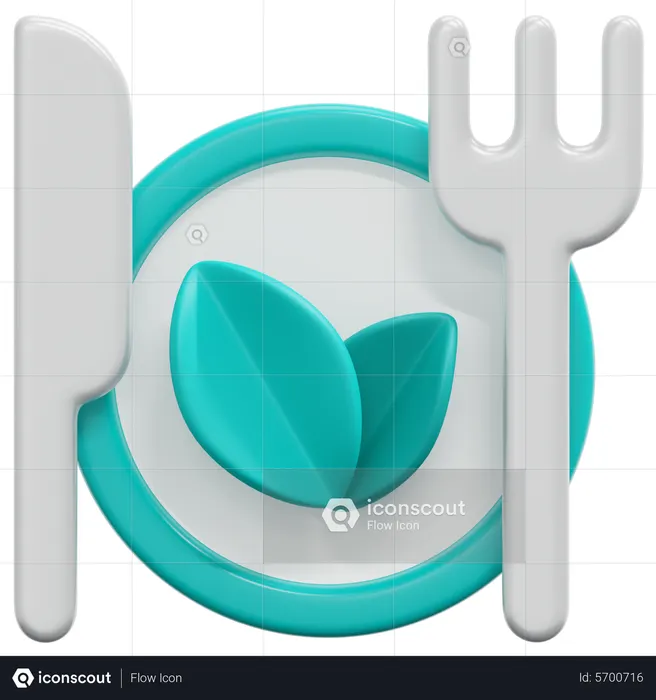 La nourriture saine  3D Icon