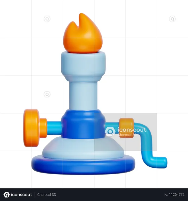 Lab Burner  3D Icon