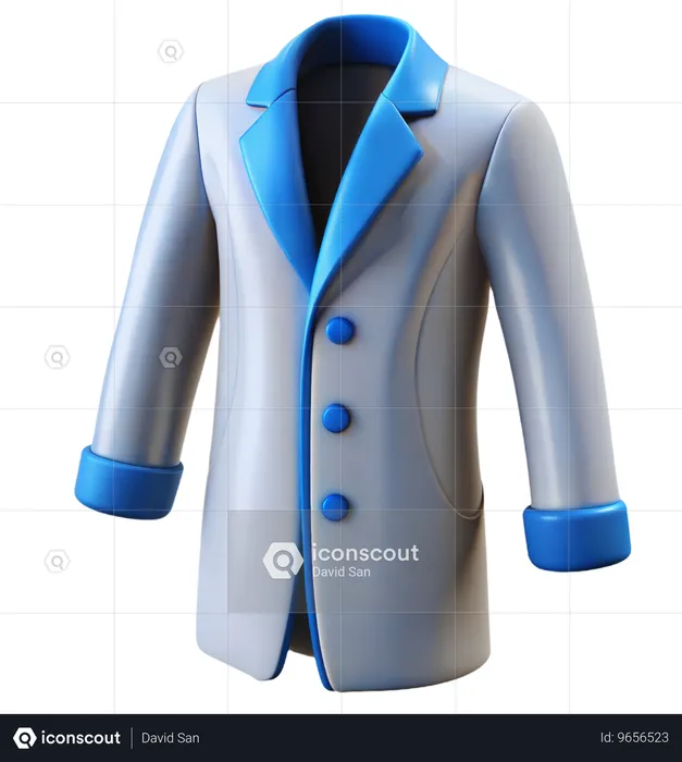 Lab Coat  3D Icon