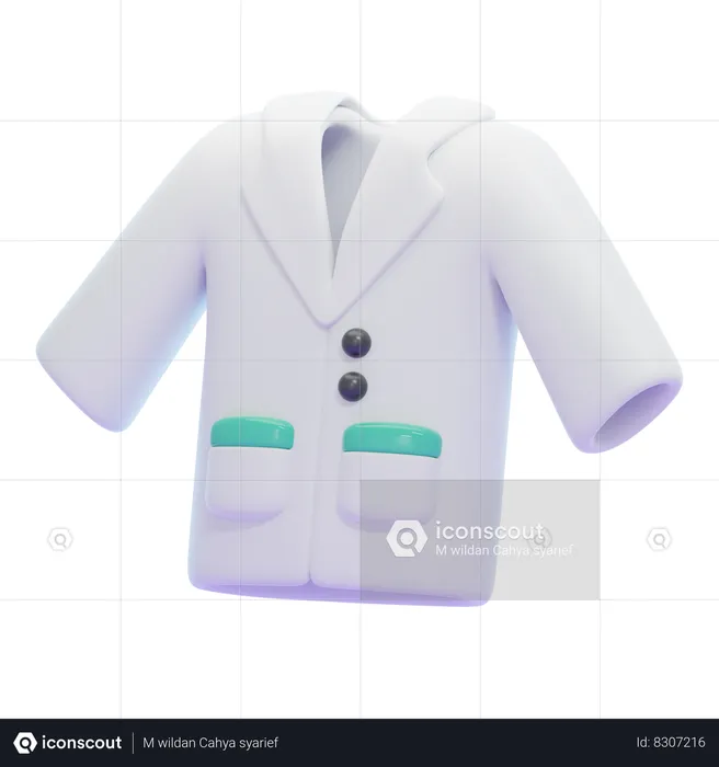 LAB COAT  3D Icon