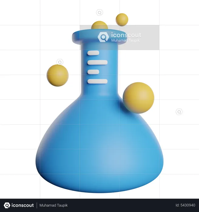 Lab Flask  3D Icon