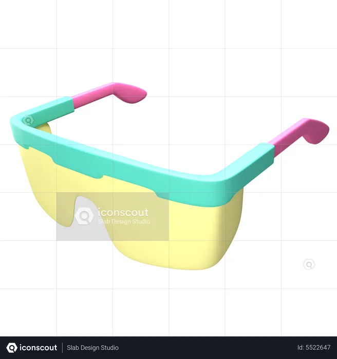 Lab Glasses  3D Icon